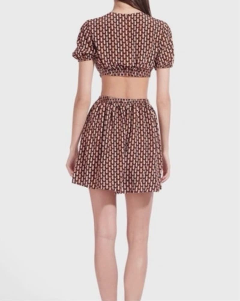 Staud Printed Dress - Image 2