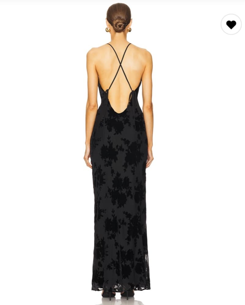 Revolve Black Gown - Image 2