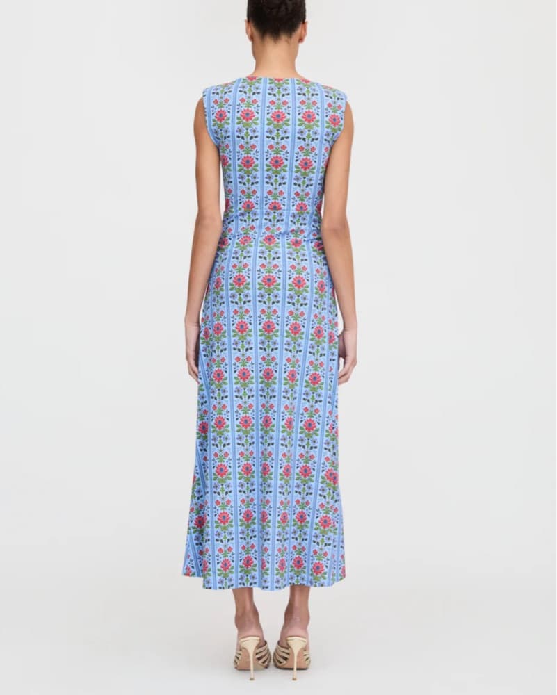 Hill House Sloane Dress Blue Floral  - Image 2