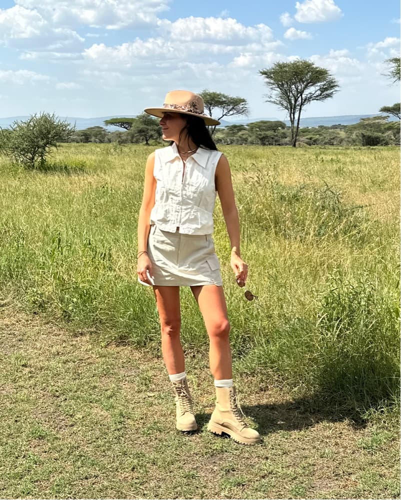 Zara Safari Top & Shirt - Image 1