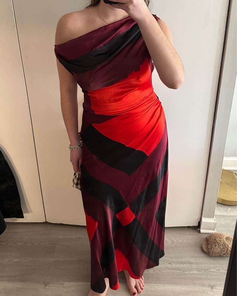 Staud Silk Phare Dress - Image 3