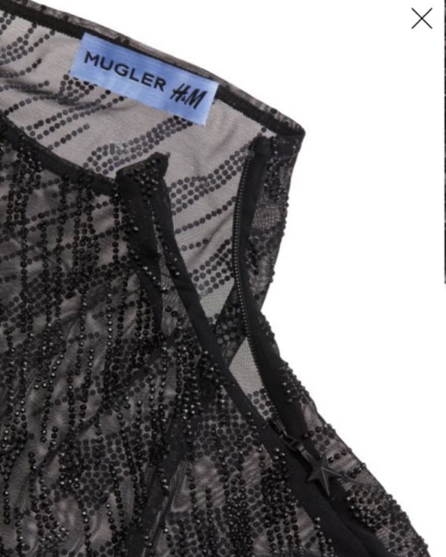 SOLD OUT MUGLER H+M top  - Image 3