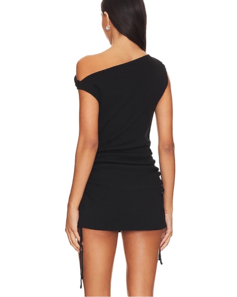 Lioness Black Mini Dress - Image 3