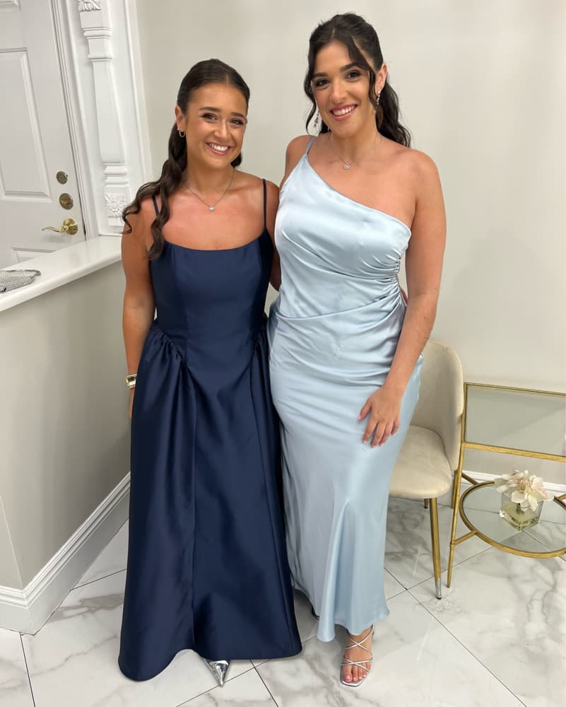Sleeveless Satin Gown - Image 4