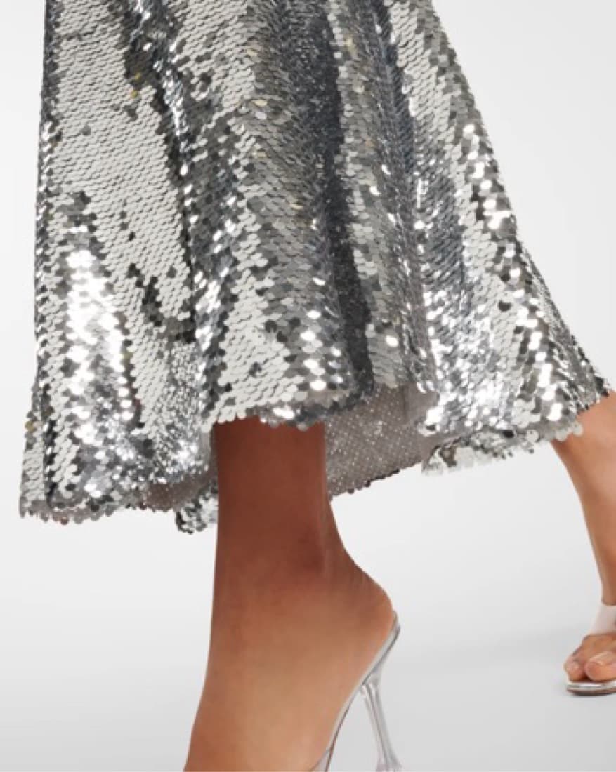 Self Portrait Sequin Skirt - Image 5