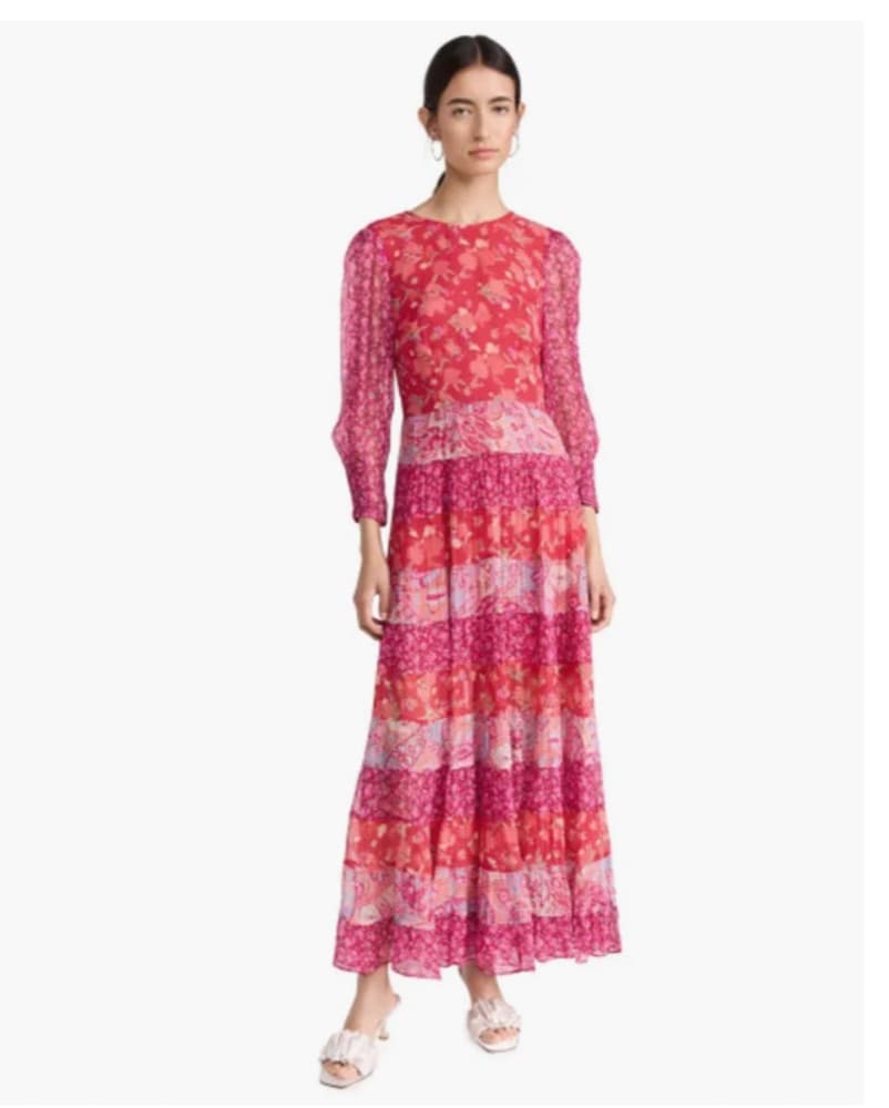 Rixo Kristen Midi Dress - Image 1