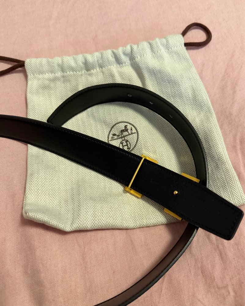 Hermes Belt, Reversible Black And Brown  - Image 2