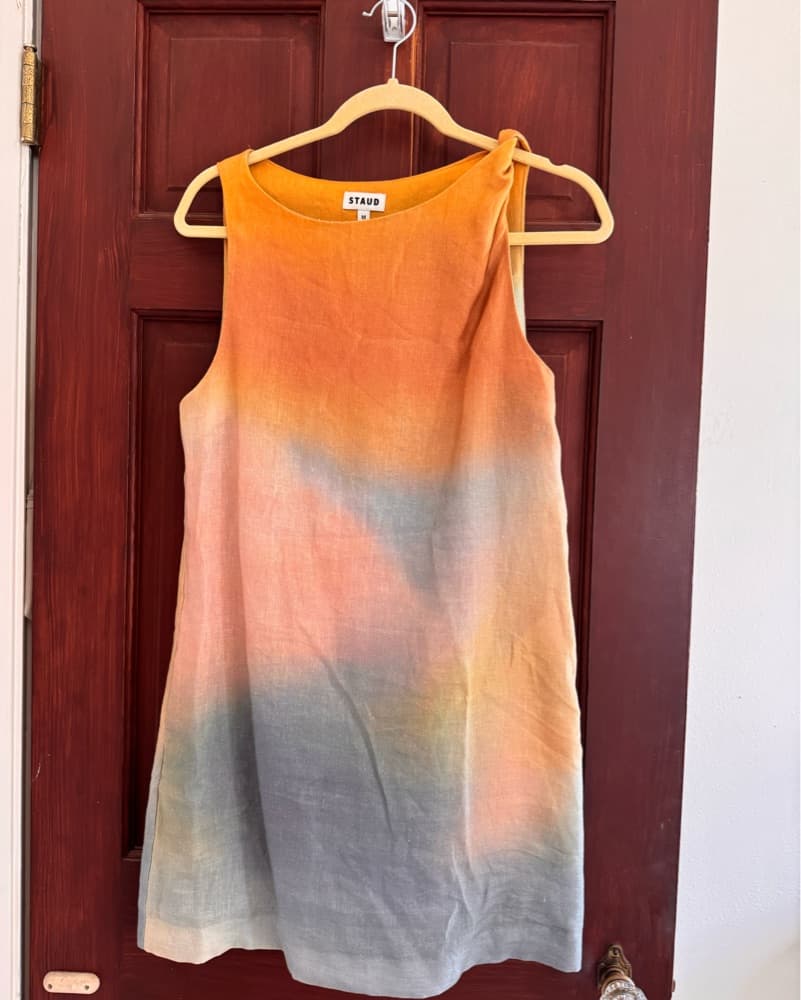 Staud Boa Ombre Linen Shift Dress - Image 2