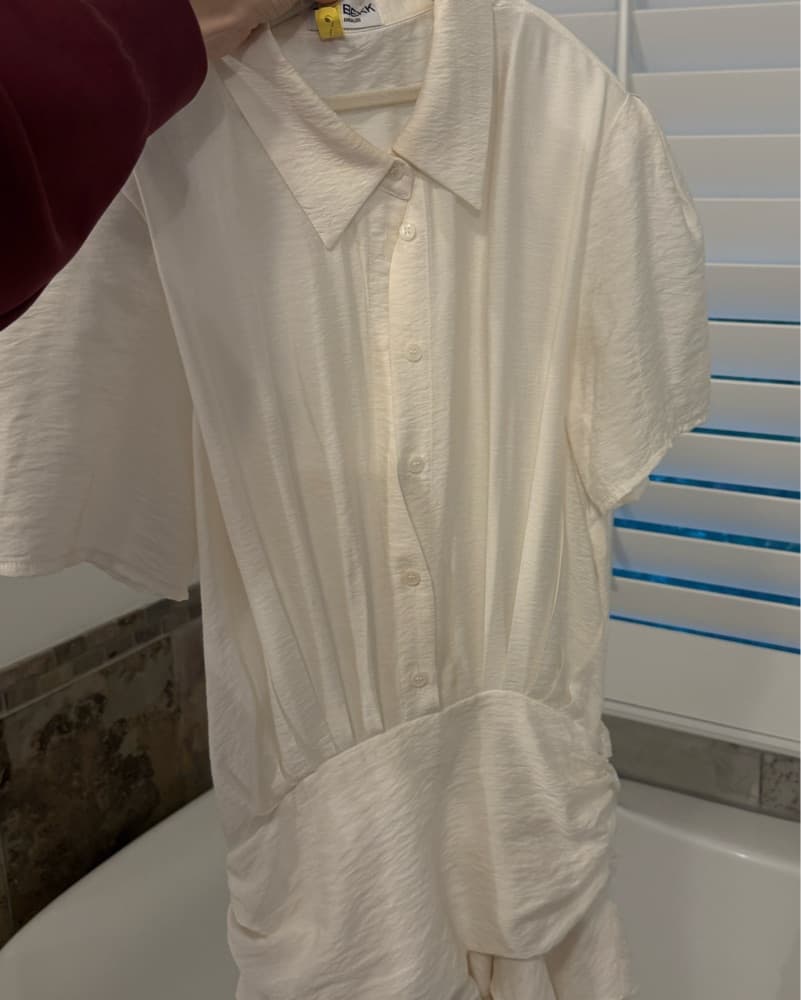 The Bekk White Collared Dress  - Image 2