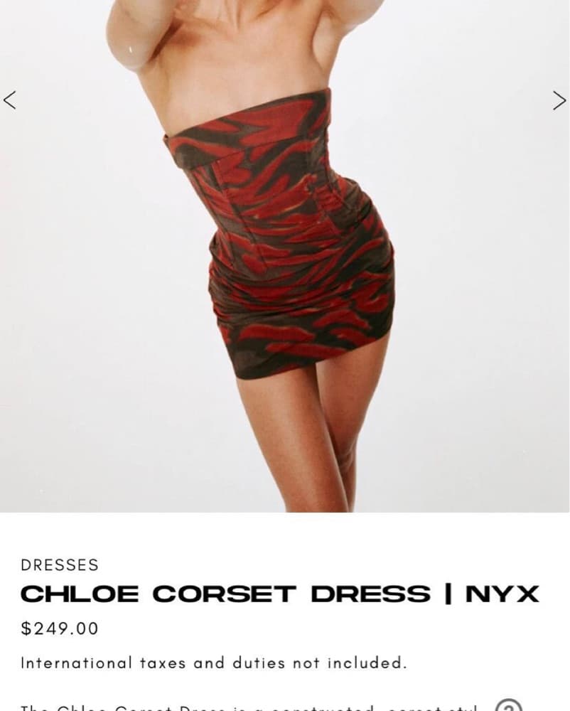 Chloe Corset Dress With Jéan  - Image 3