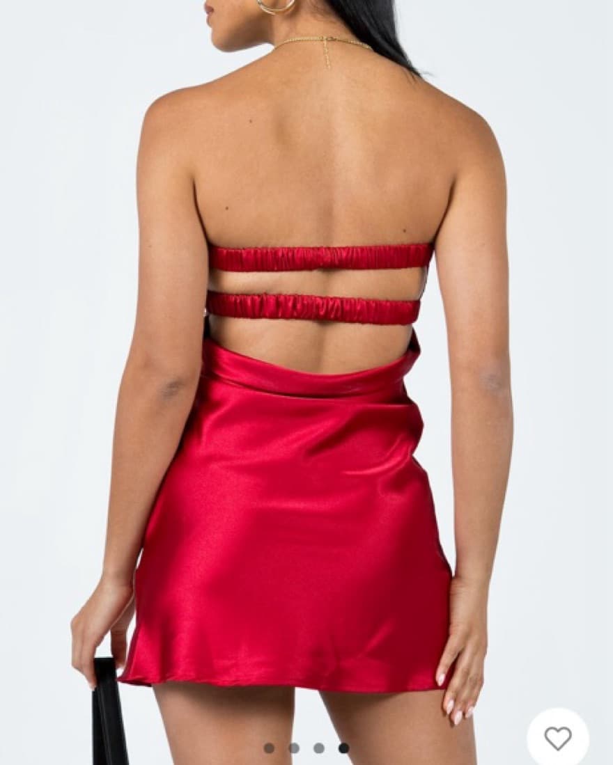 Shellie Mini Dress Red Princess Polly - Image 2