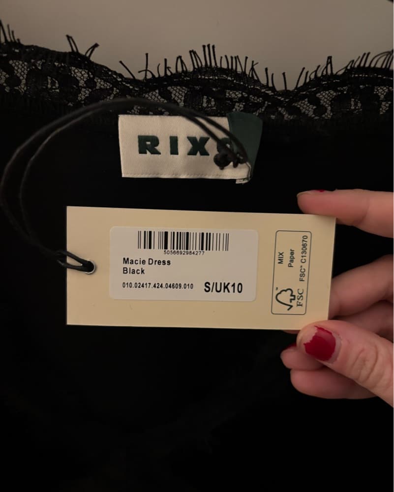 RIXO Macie Velvet Mini Dress - Image 4