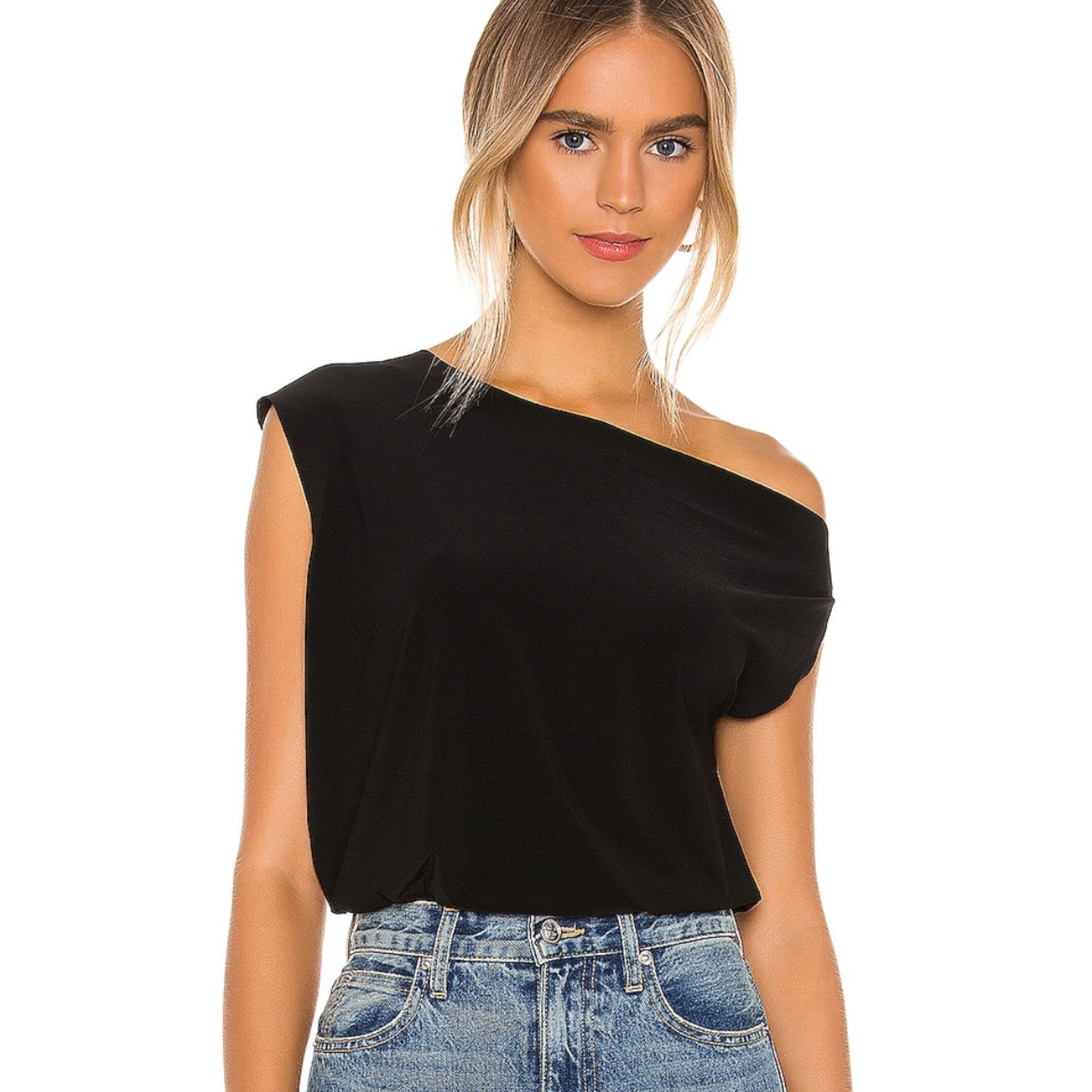 Norma Kamali Drop Shoulder Top - Image 1