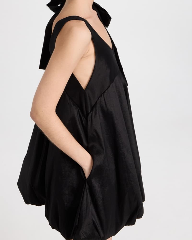 Kika Vargas Sue Dress with Bubble Hem - Image 5