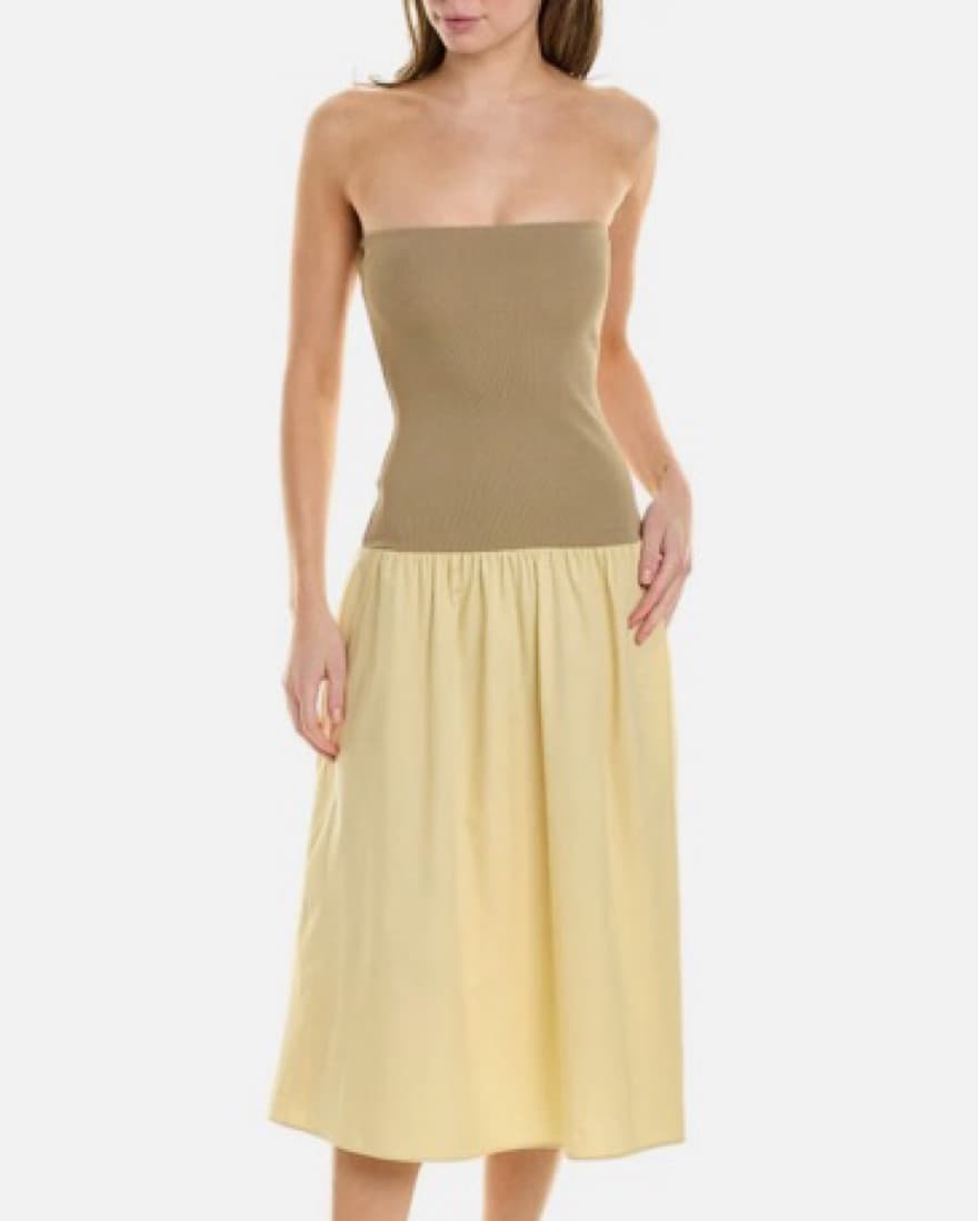 WeWoreWhat Ribbed Midi Dress XXS - Image 3