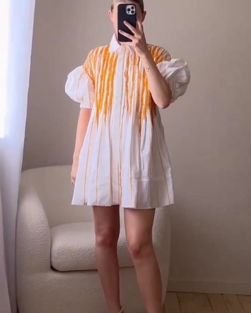 AJE White Embellished Dress - Image 1