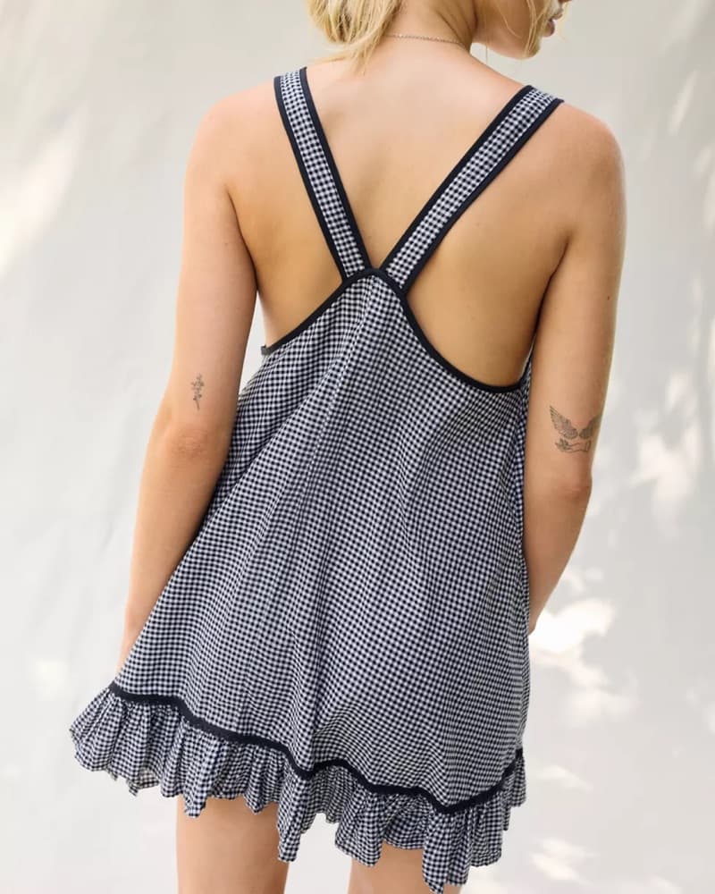 Gingham Mini Dress - Image 5