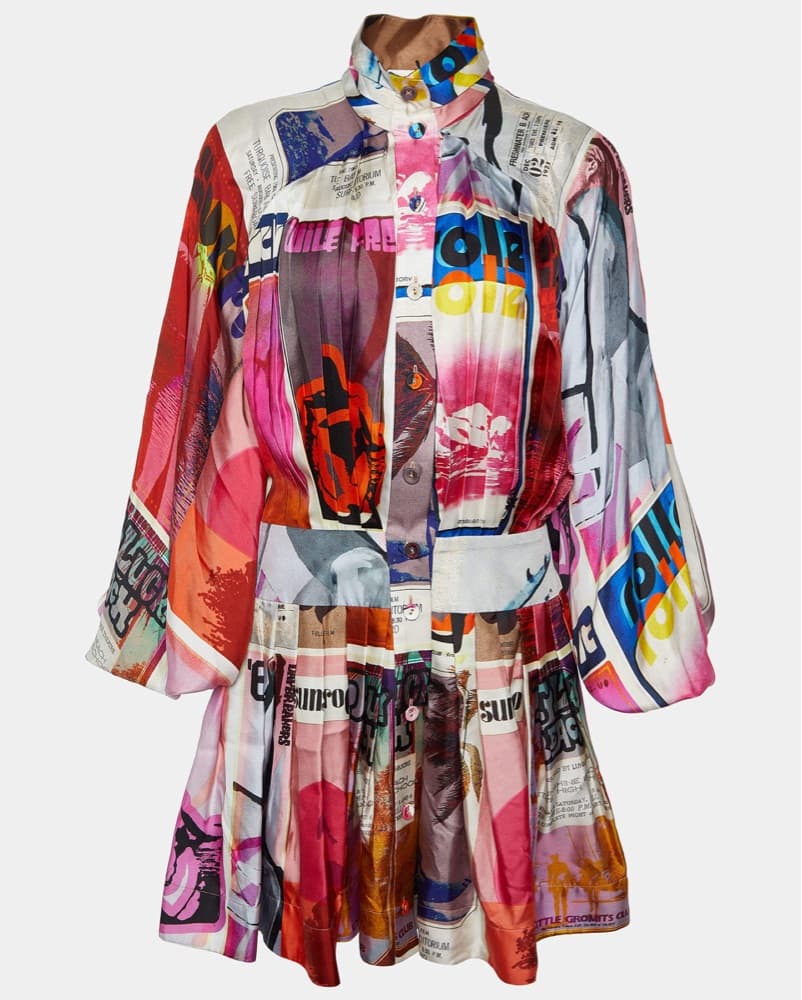 Zimmerman Wavelength Longsleeve Dress - Image 3