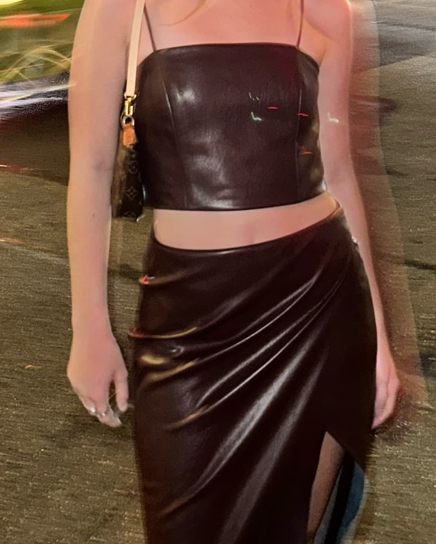 Alice & Olivia Leather Set - Image 3