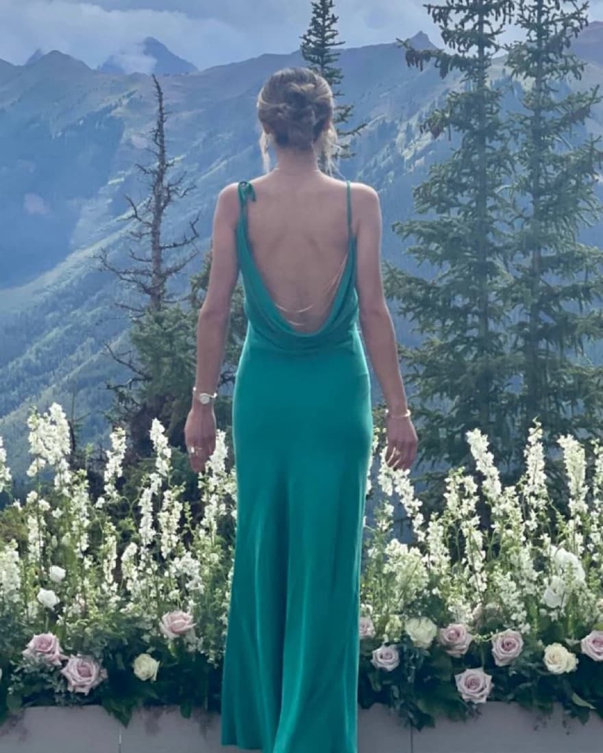 Ophelia Dress In Green - Image 4
