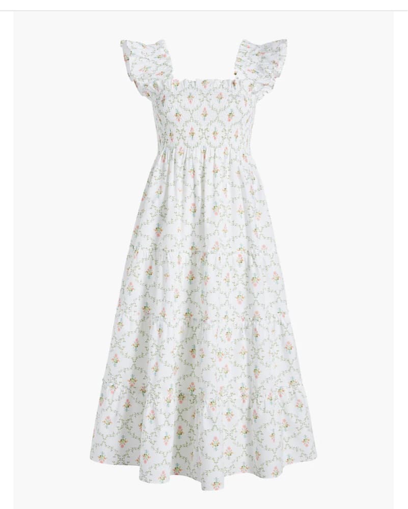 Hill House Pastel Trellis Ellie Dress - Image 4