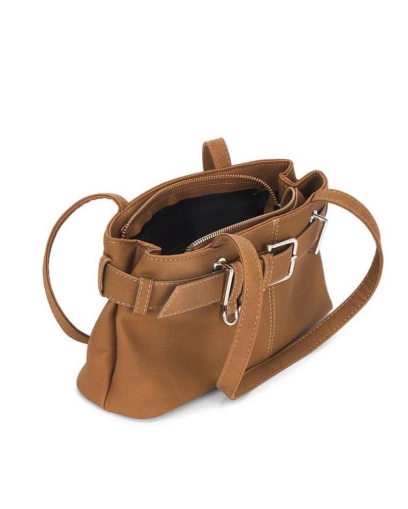 Brown Suede Shoulder Bag - Image 4