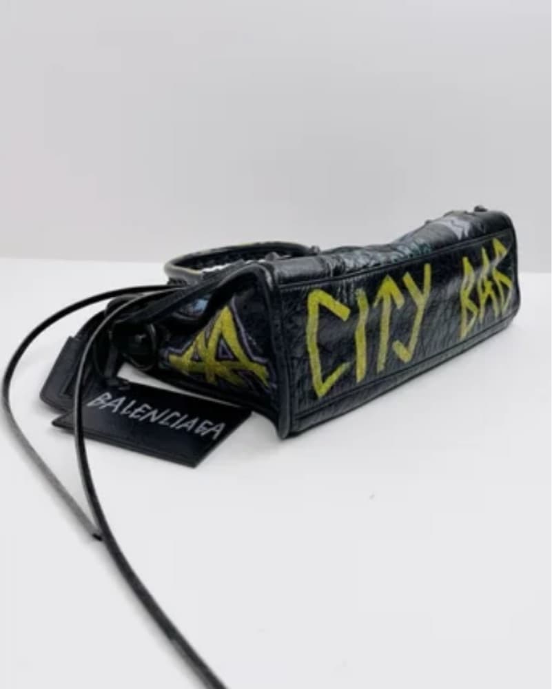 BALENCIAGA Graffiti Small City Bag  - Image 3