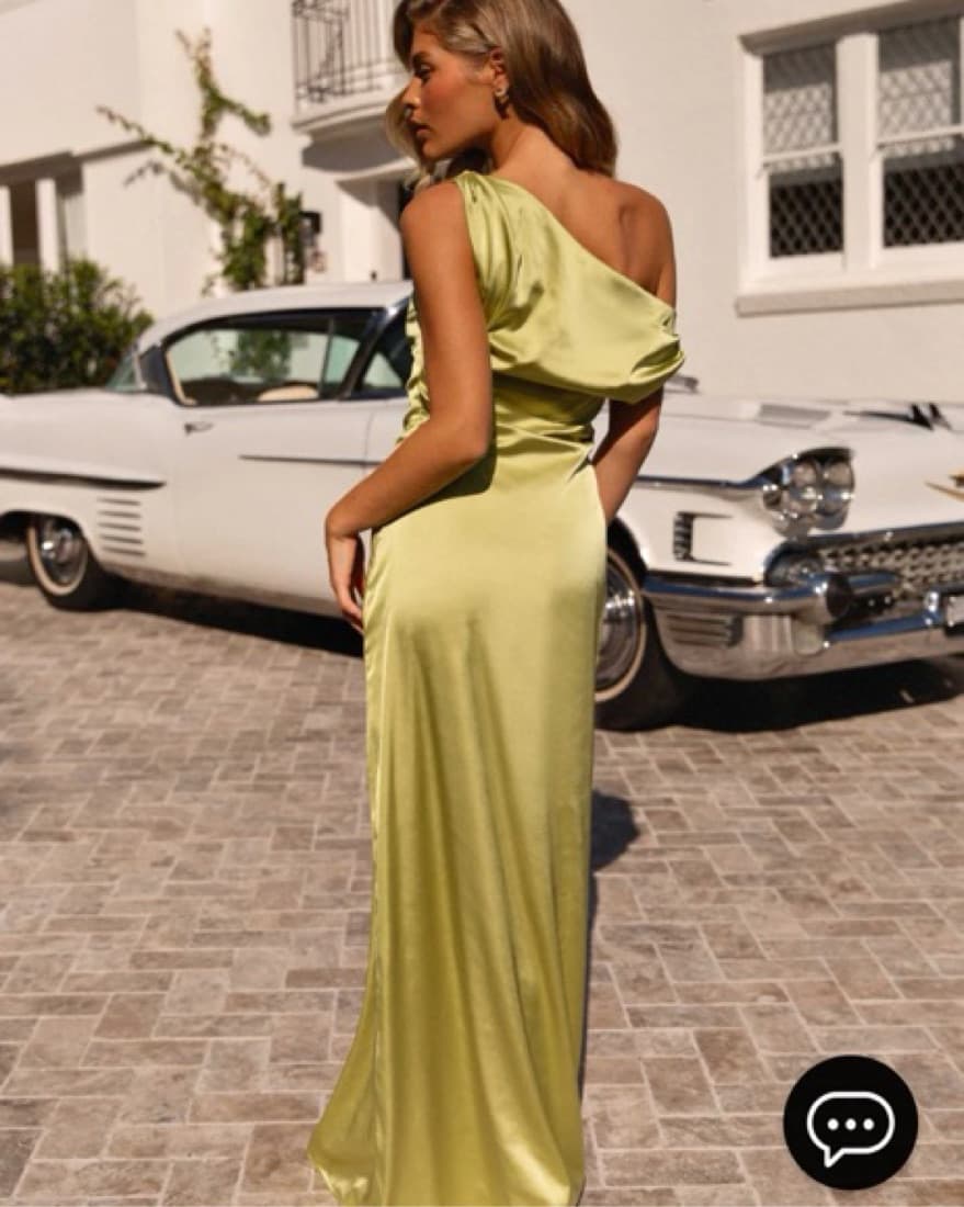 Peppermayo Chartreuse Maxi Dress - Image 4