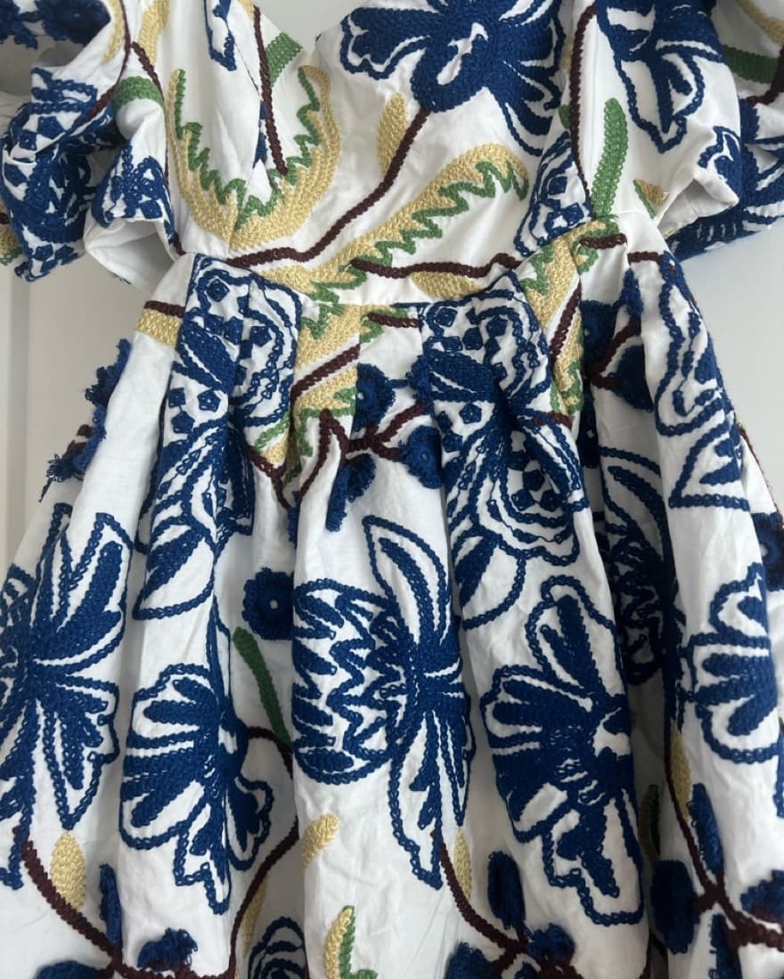 Anthropologie Puff Sleeve Mini Dress - Image 6