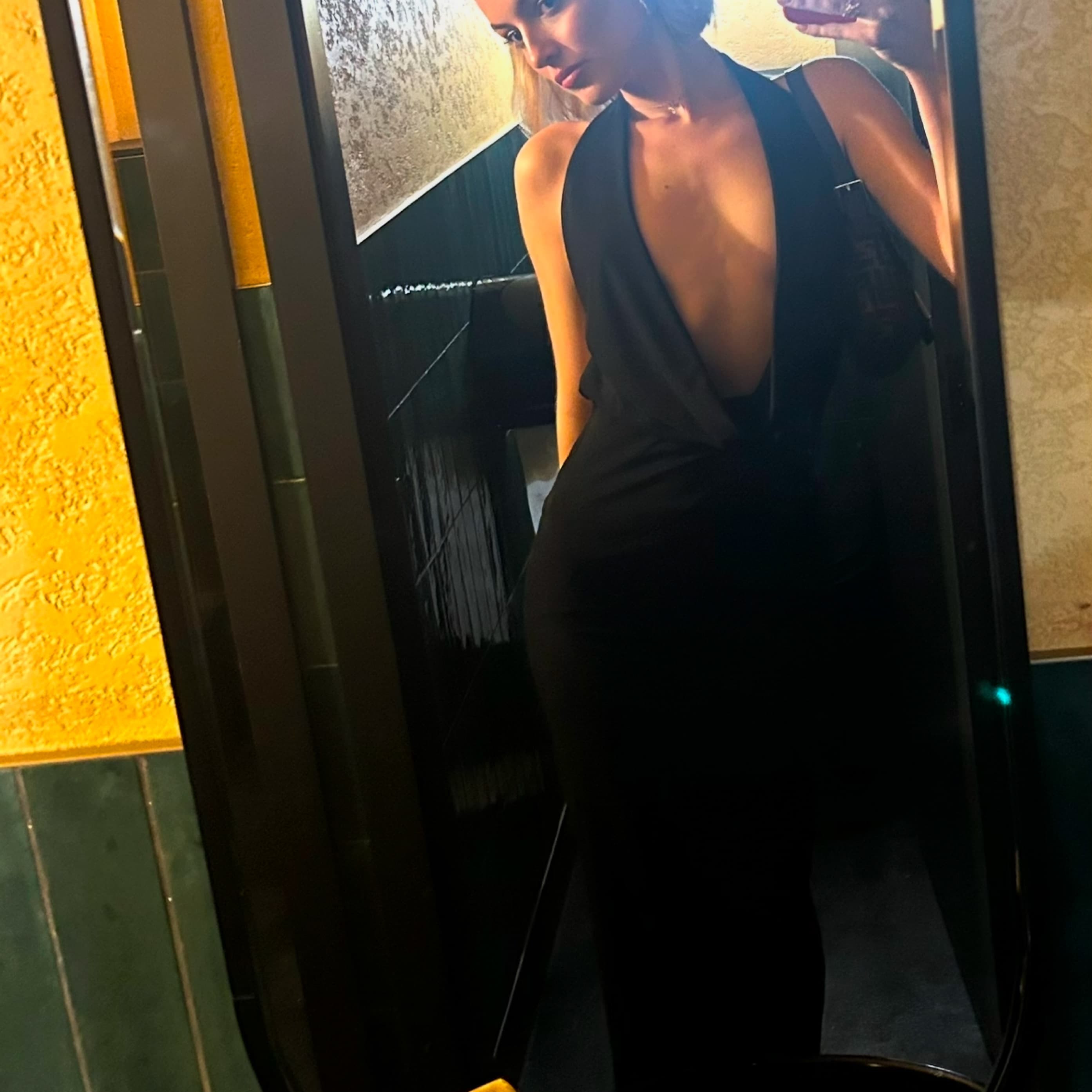 Halter Black Dress - Image 3