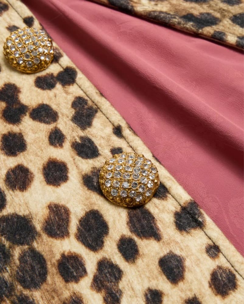 Valentino Jaguar Spots Printed Coat  - Image 6