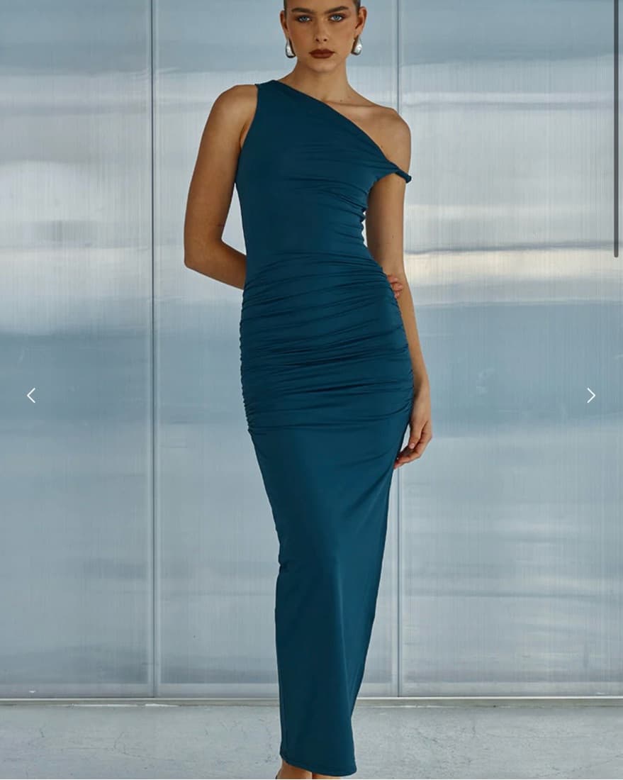Steel Blue Runaway The Label Dress - Image 1