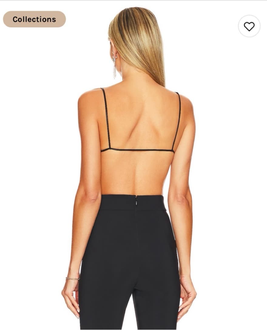 Revolve, ITMFL Romina Top in Black - Image 3
