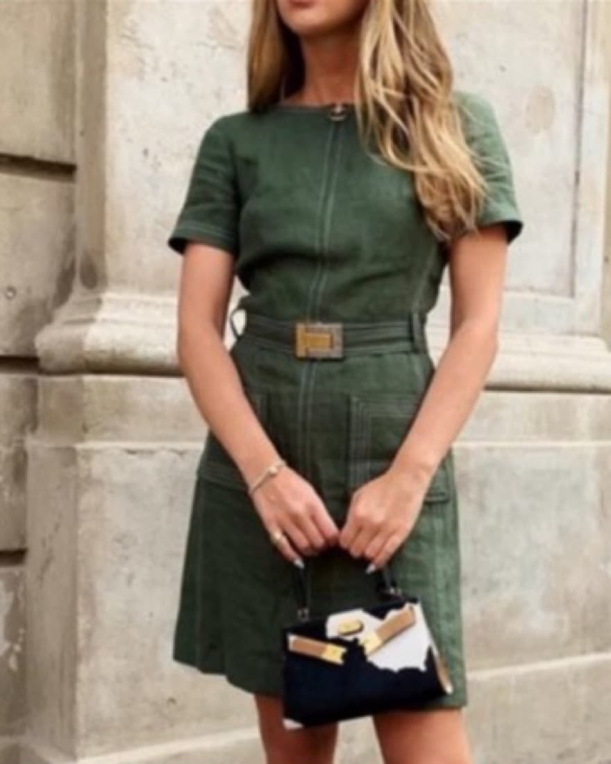 Tory Burch Linen Shift Dress - Image 1