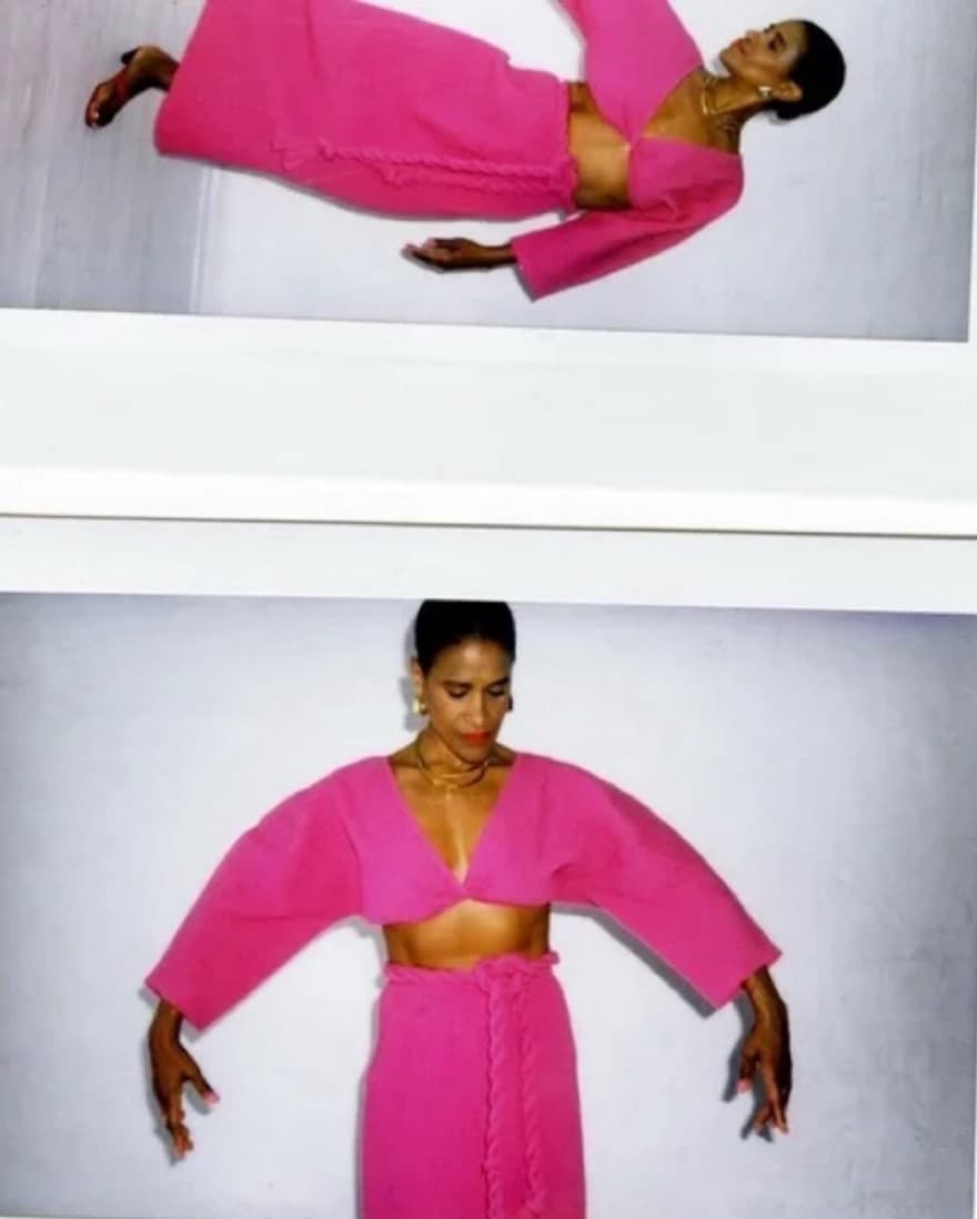 Mara Hoffman Hot Pink Crop Top - Image 2