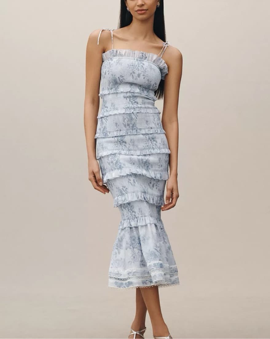 V. Chapman Geranium Dress - light blue   - Image 3