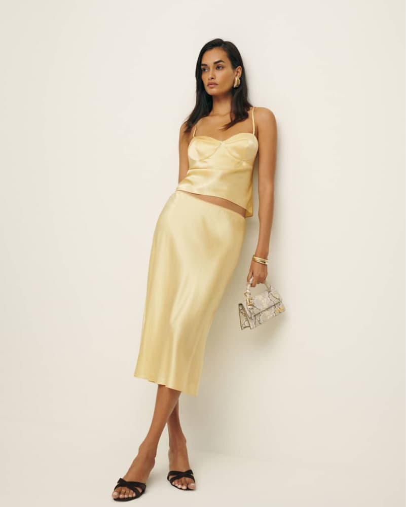 Reformation Sia Silk 2 Piece  - Image 1
