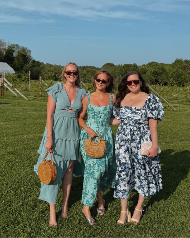 Blue Pepper Mayo Floral Midi Dress - Image 3