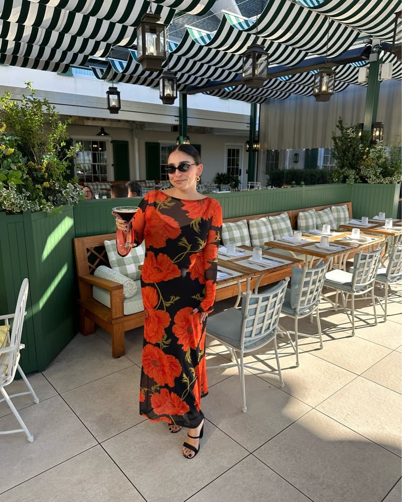 Vibrant Floral Maxi Dress - Image 3