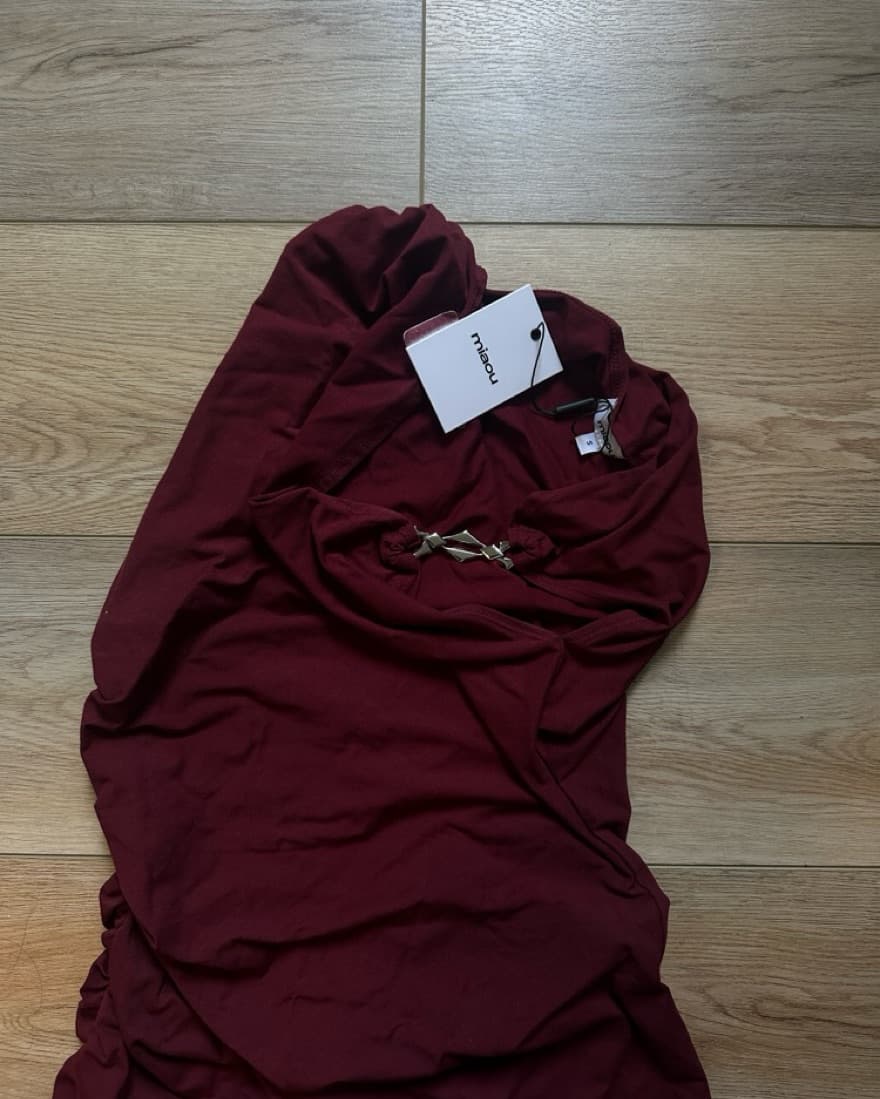 MIAOU burgendy shiloh minidress - Image 3