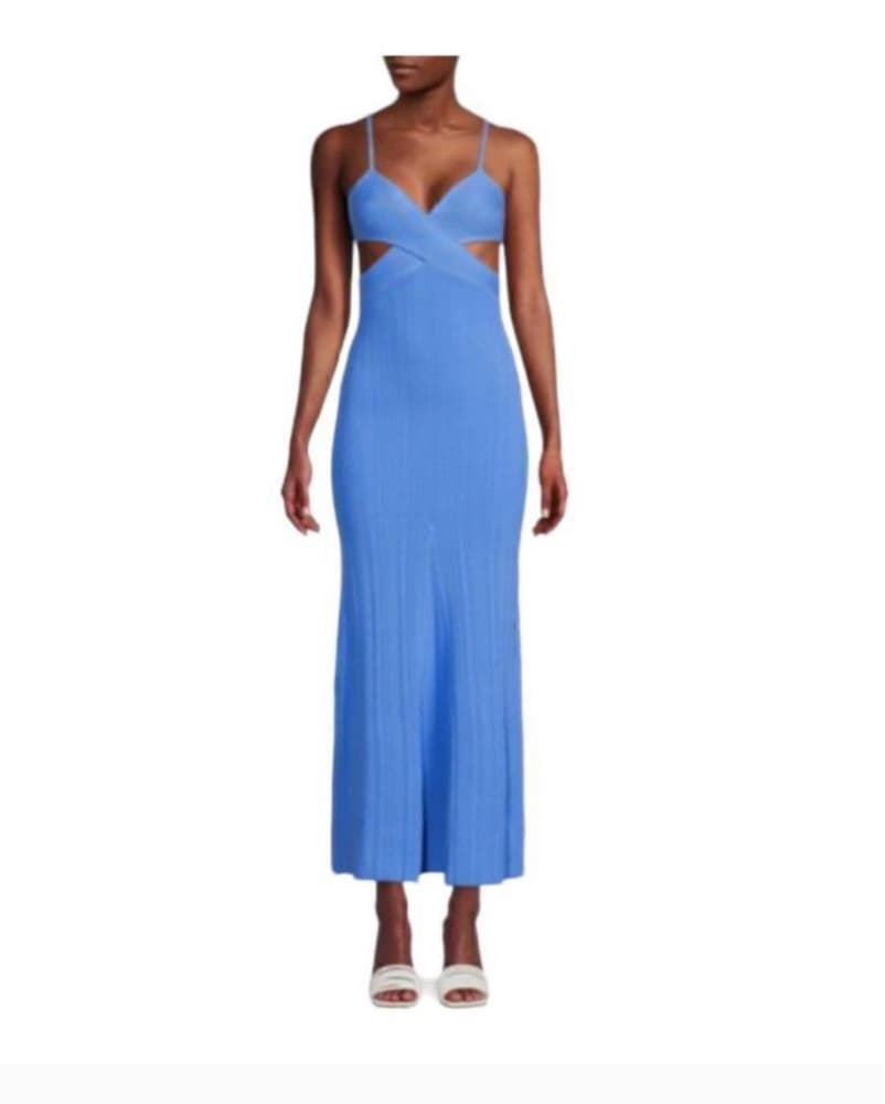 Anna Quan Blue Midi Dress - Image 1