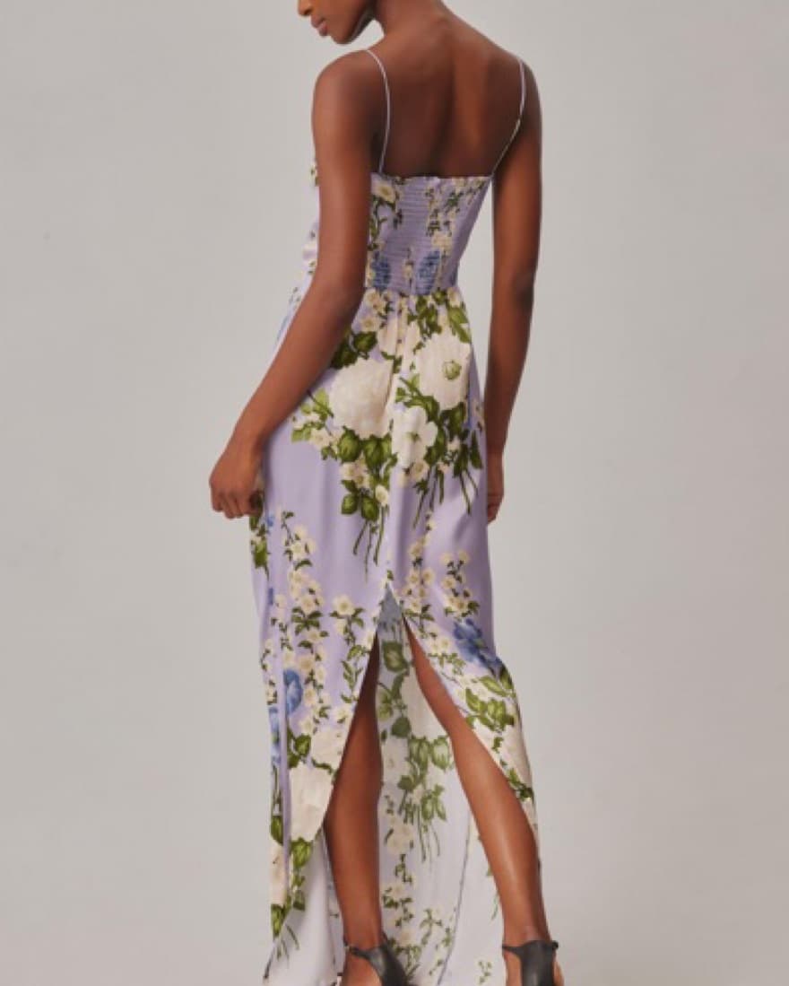 Reformation Frankie Silk Dress - Image 3