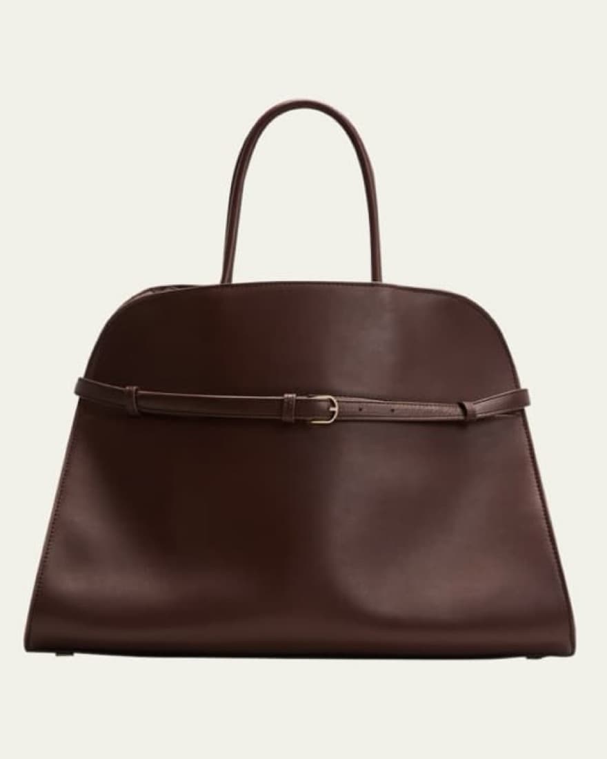 The Row Burgundy Margaux 15 Bag - Image 2