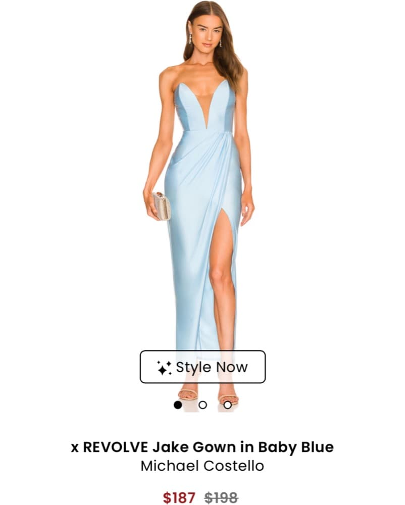 Revolve x Michael Cosetllo Gown - Image 1