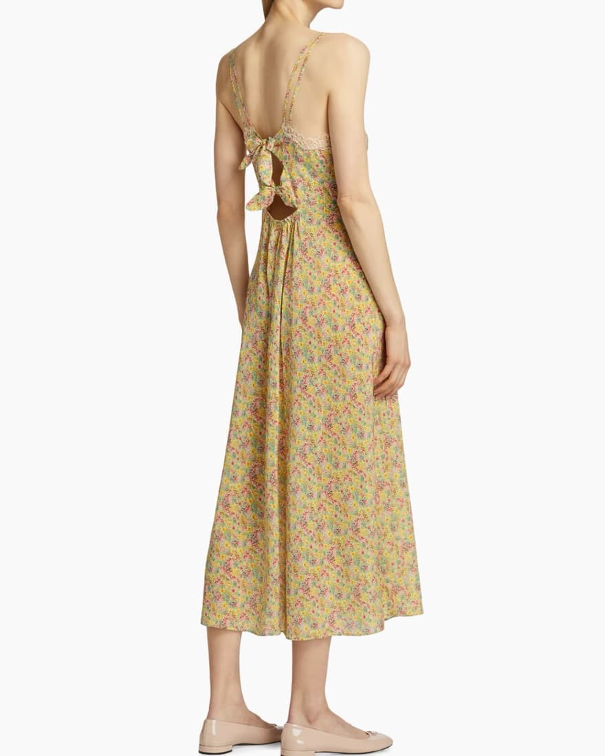 DOEN Lace-trimmed Floral Print Dress - Image 2