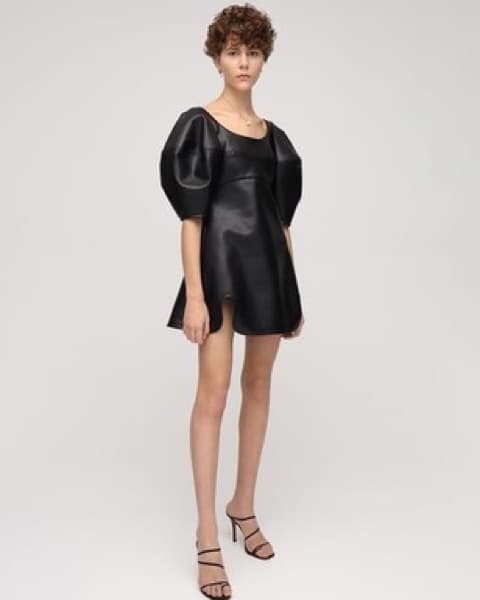Ellery Margaret Black Faux Leather Mini  - Image 1