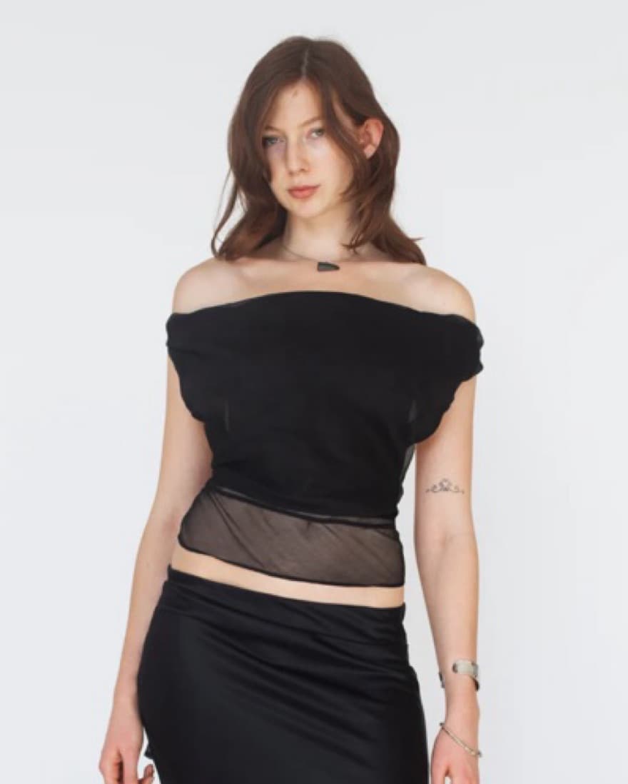 Dana Foley Margot Top Black  - Image 4