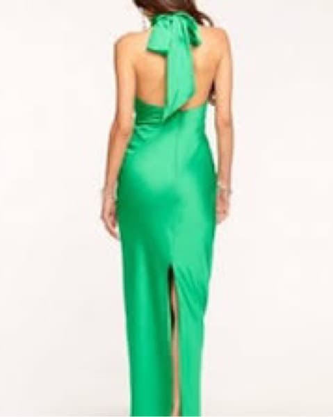 Formal Halter Green Gown - Image 3