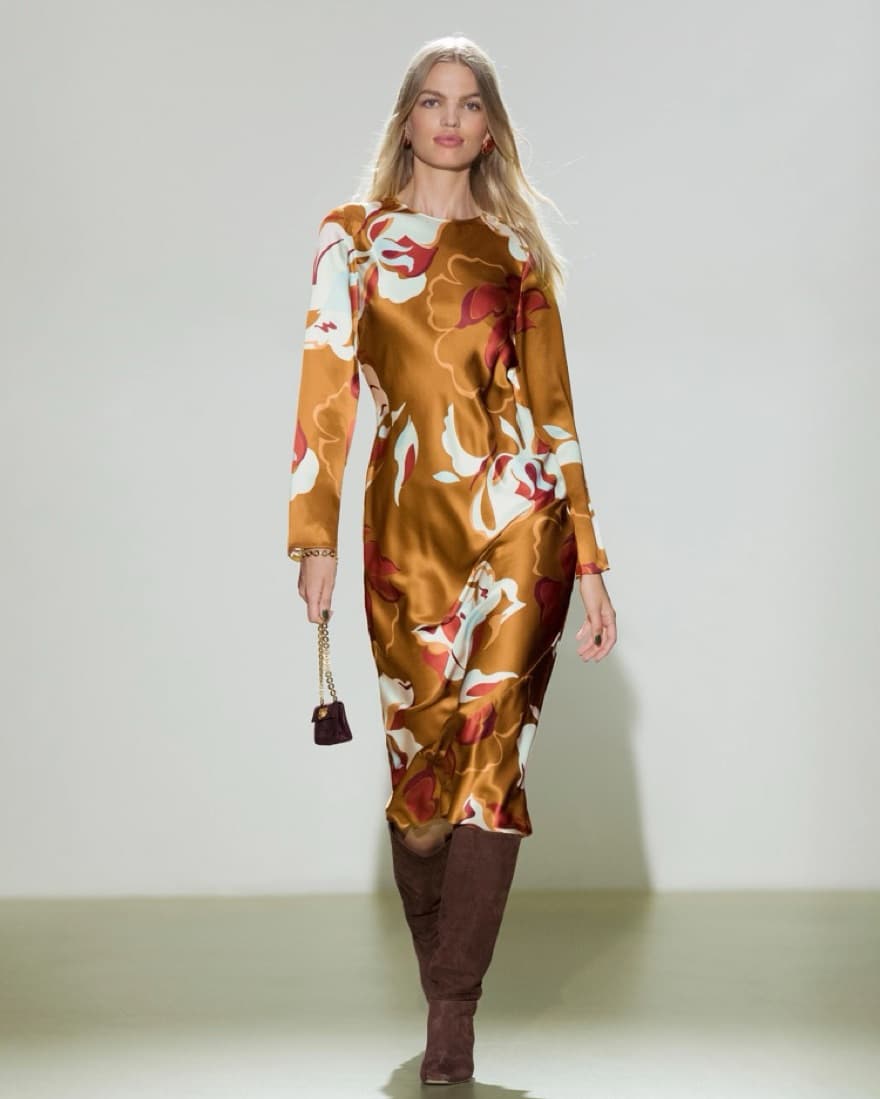 Reformation silk midi dress - Image 2
