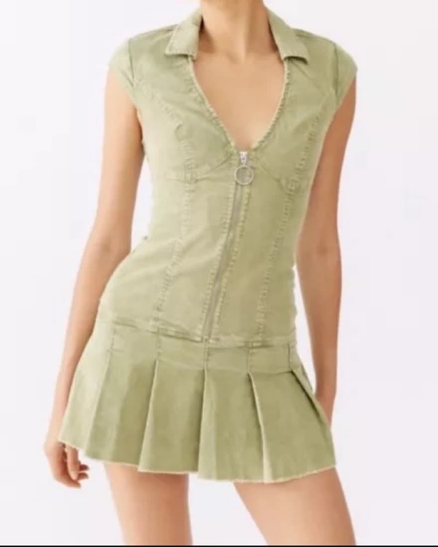 Jazzy Corduroy Mini Dress - Image 1